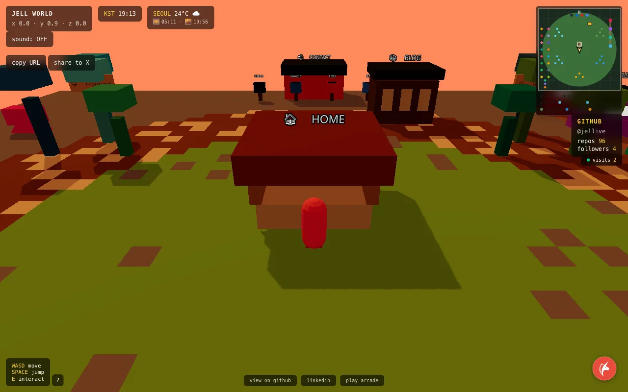 Jell World 3D 복셀 포트폴리오
